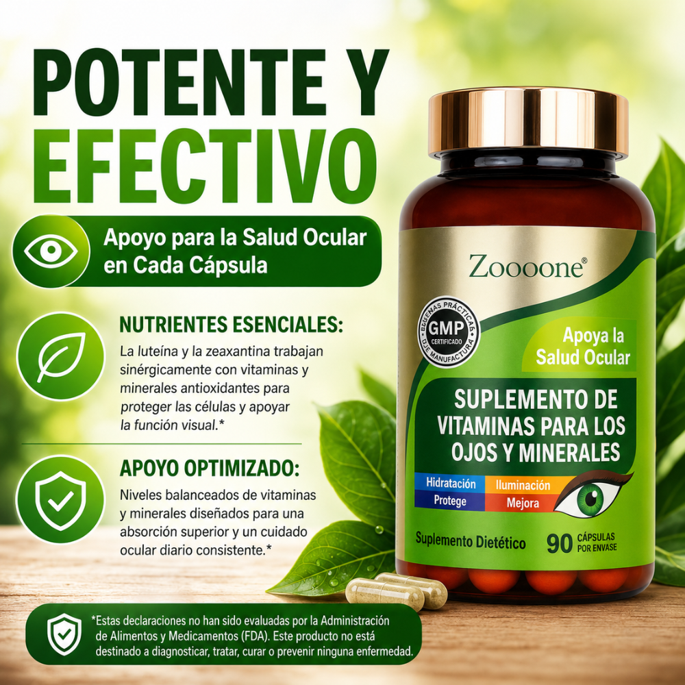 Tus ojos también necesitan vitaminas: dales el cuidado que merecen — 2x1 por tiempo limitado