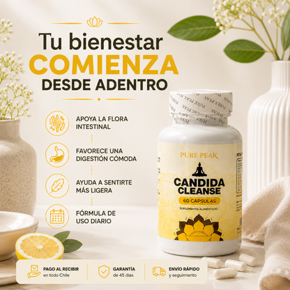 Menos hinchazón y más bienestar diario - Candida Cleanse