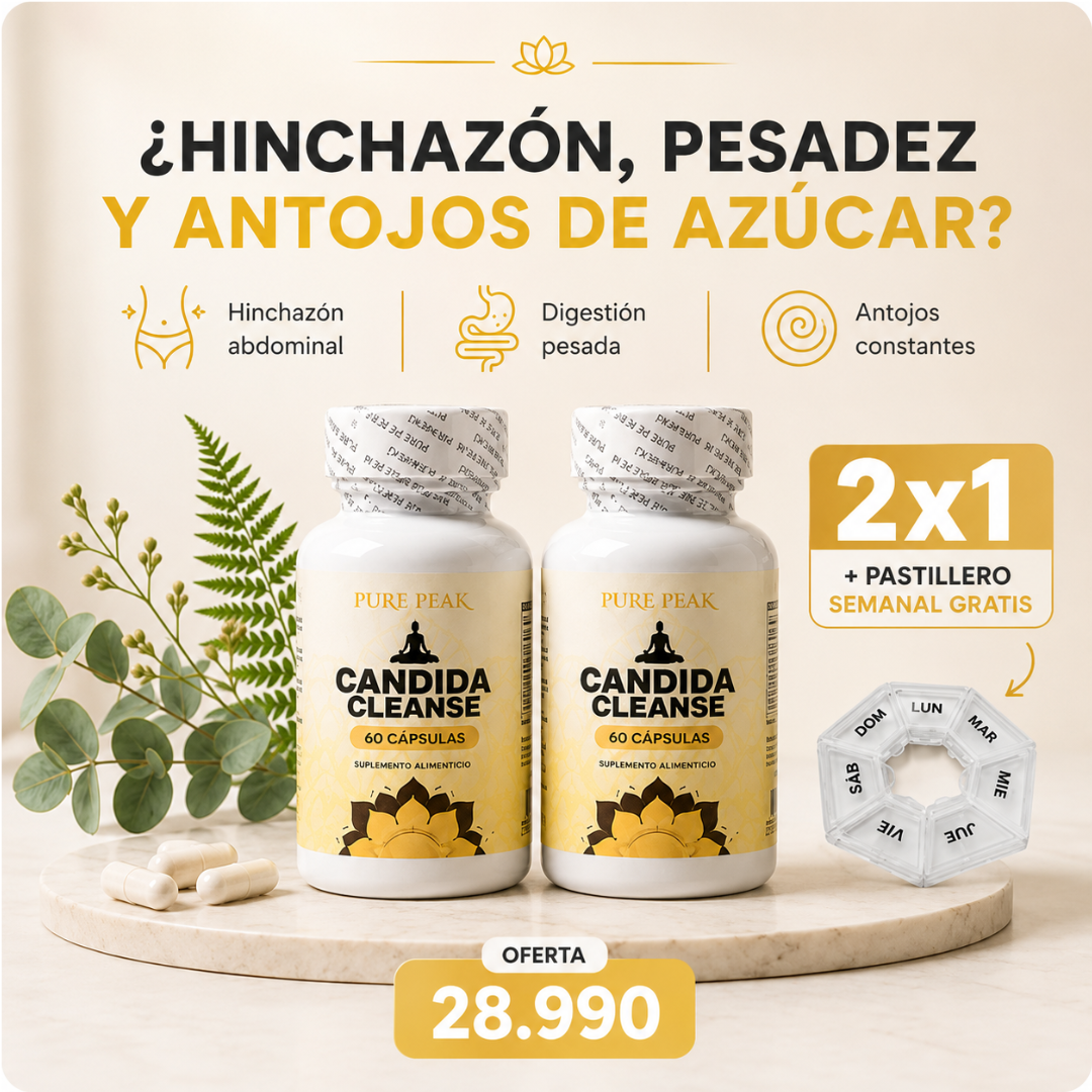 Menos hinchazón y más bienestar diario - Candida Cleanse