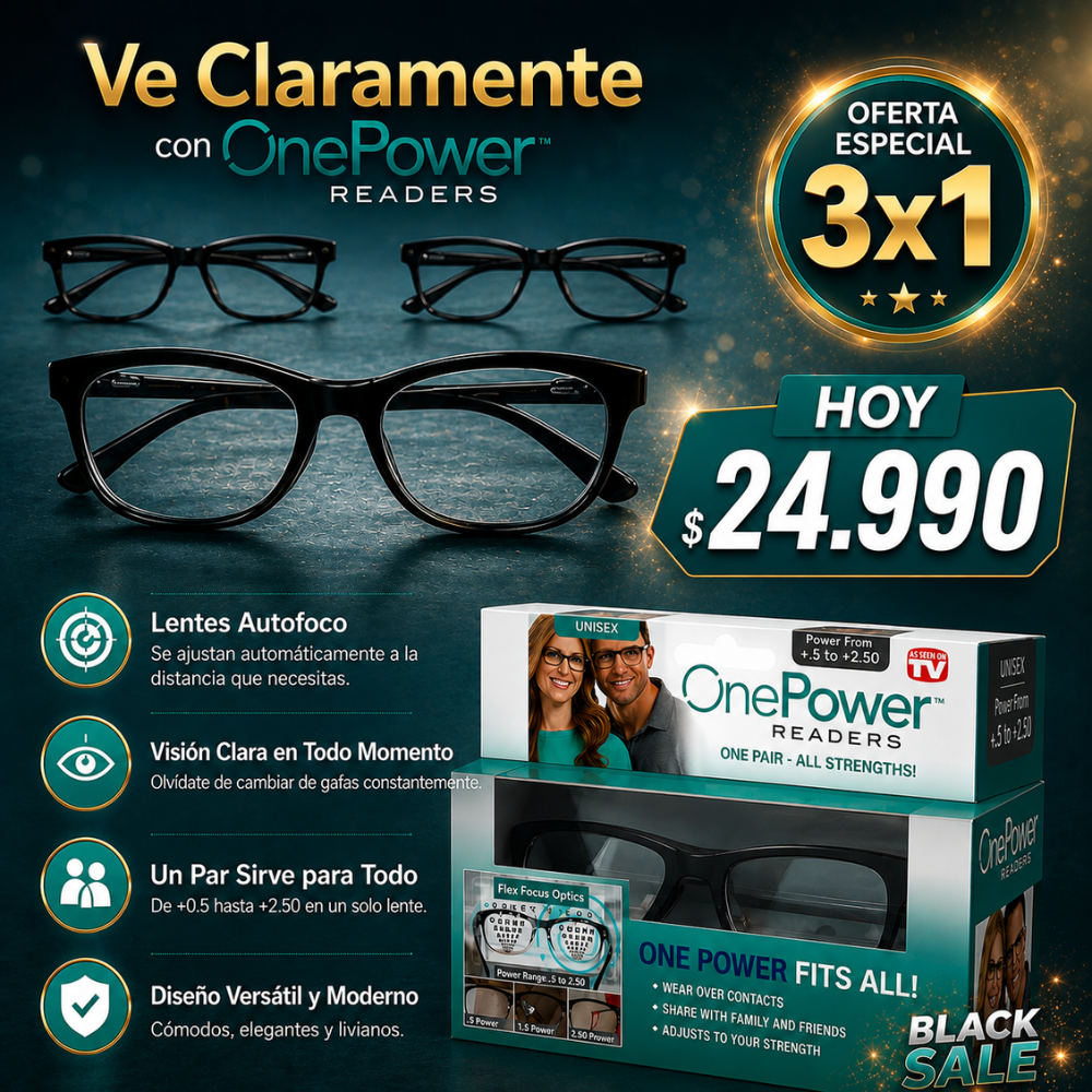Lentes Claridad Total Autoajustables | OFERTA 3x1 IMPERDIBLE