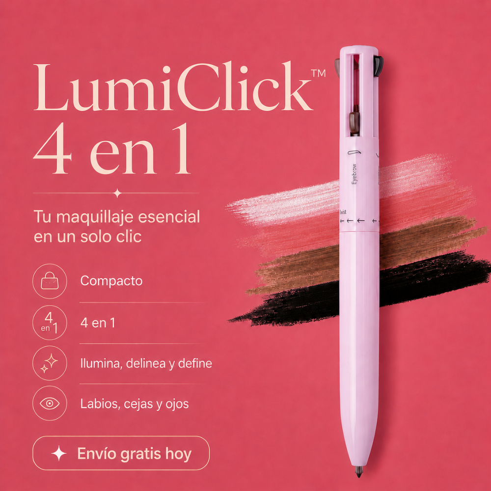 Maquillaje completo en 1 minuto con LumiClick™ 4 en 1