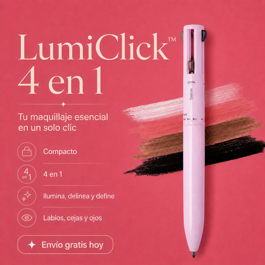 Maquillaje completo en 1 minuto con LumiClick™ 4 en 1