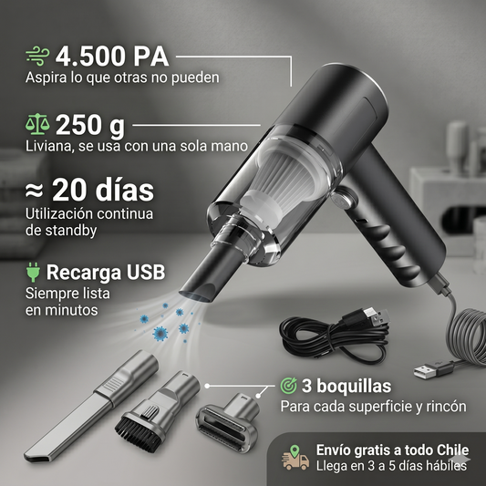 CleanJet Mini Aspiradora Portátil 3 en 1