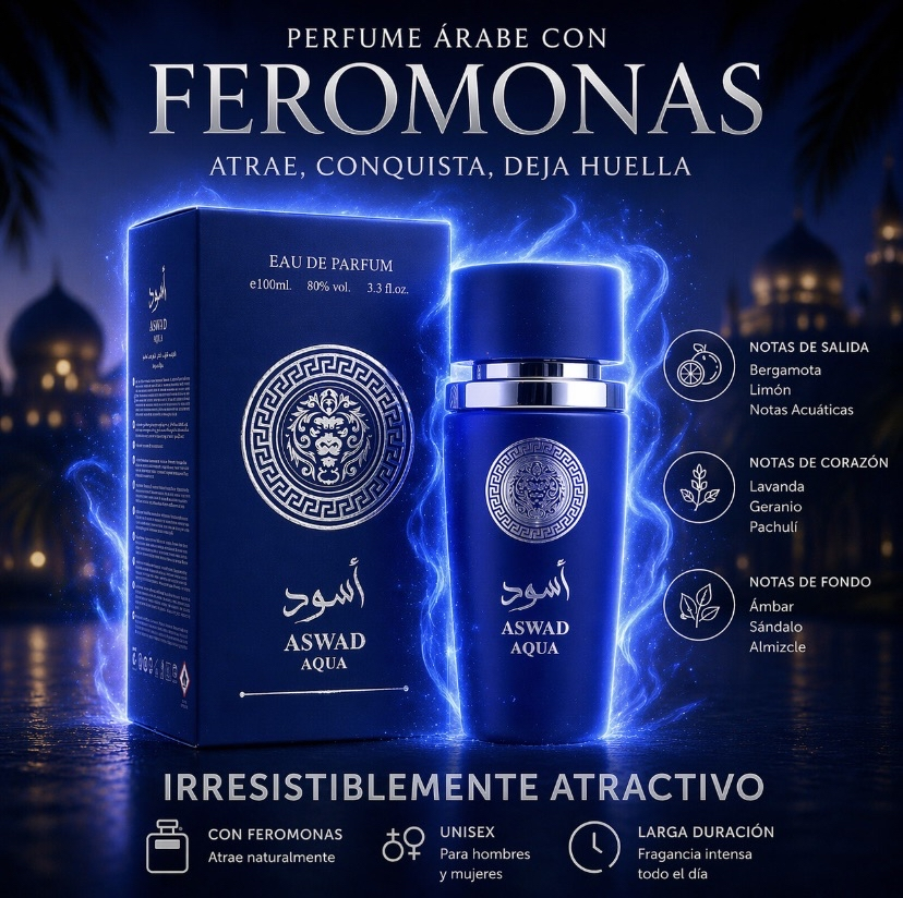 AL ASWAD PARFUMS® PERFUMES ÁRABES CON FEROMONAS
