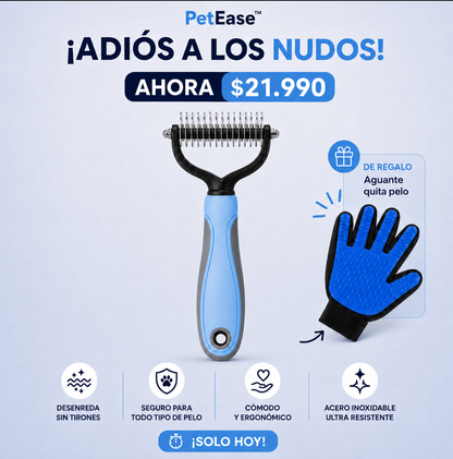 Cepillo Removedor de Pelo y Nudos | PetEase™